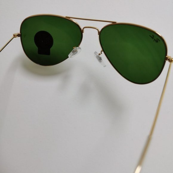 Unisex Ray Ban Aviator Sunglasses G-15 58mm - Picture 4 of 6